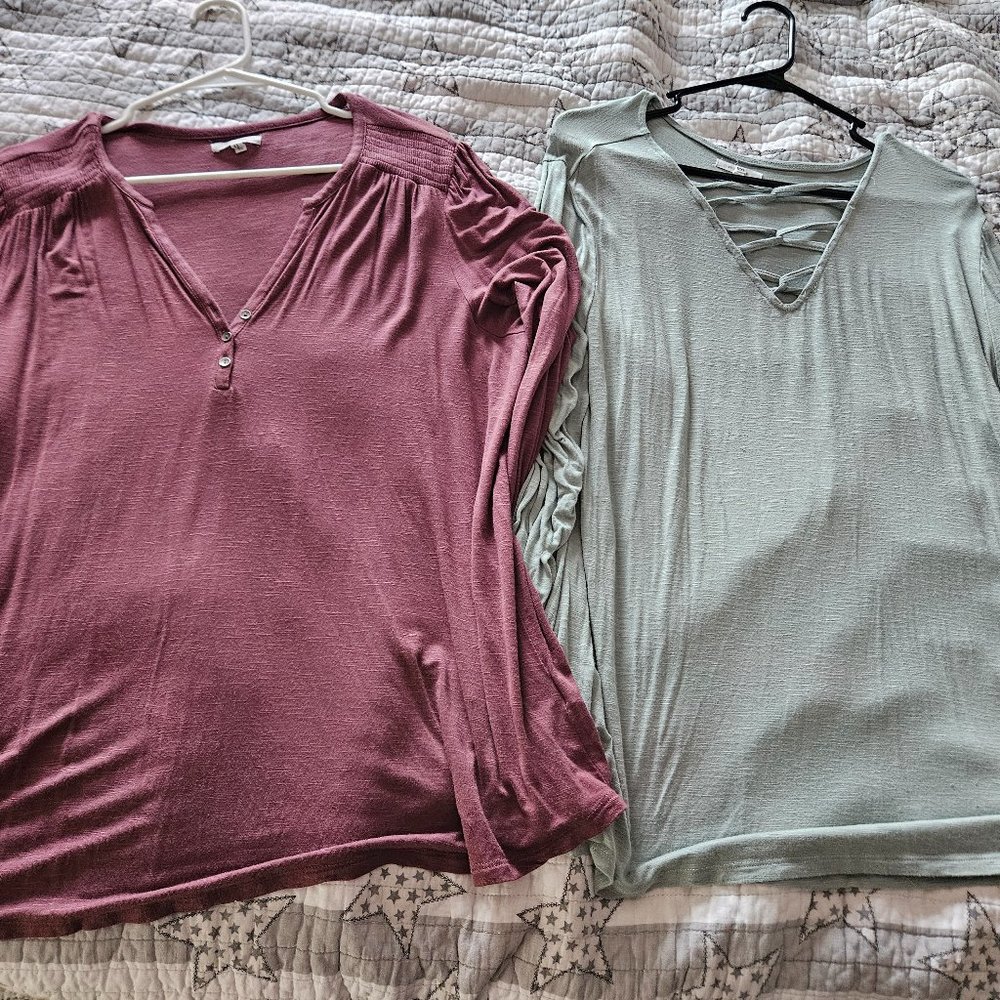 2 maurices tops